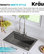 Forteza 33" Drop-In Undermount Granite Composite 1-Bowl Kitchen Sink, Grey
