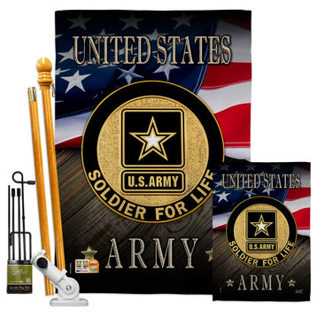 US Army Soldier for Life Americana Flags Kit