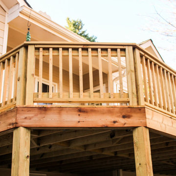 Pressure Treated Wood Deck Resurface in Duluth, GA