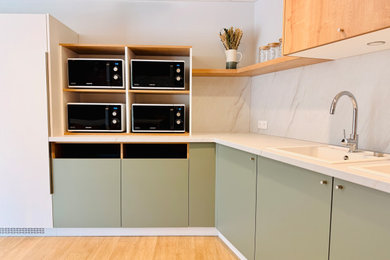 Inspiration pour une cuisine design.