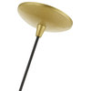 Amador 1 Light Soft Gold With Polished Brass Accents Mini Pendant