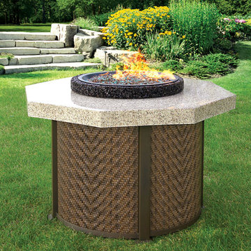 Valeo Woven Fire Table