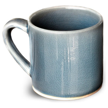 Blue Celadon Mug, Blue Indigo