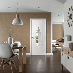 Pesaro White Glazed Door - Internal Doors