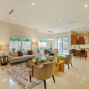 Inredning av ett modernt vardagsrum