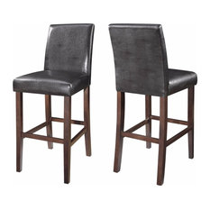 Benzara, Woodland Imprts, The Urban Port - Bar Stools, Set of 2 - Bar Stools and Counter Stools