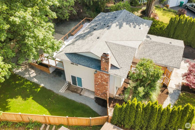 Example of an exterior home design in Seattle