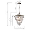Notus 4-Light Chandelier with Crystal Accents