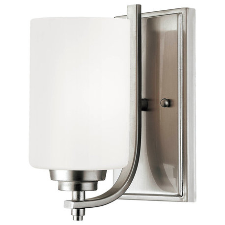 Millennium Lighting Bristo Sconce, Satin Nickel