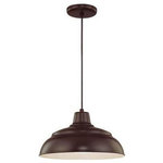 Millennium Lighting - Millennium Lighting RWHC14-ABR R Series - 14" Warehouse/Cord Hung - Cord Length: 144.00R Series 14" One Light Warehouse Cord Hung Pendant Architectural Bronze *UL Approved: YES *Energy Star Qualified: n/a  *ADA Certified: n/a  *Number of Lights: Lamp: 1-*Wattage:200w A bulb(s) *Bulb Included:No *Bulb Type:A *Finish Type:Architectural Bronze