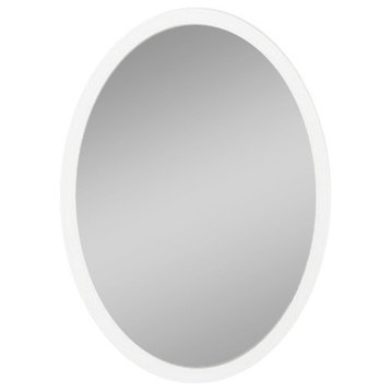 IB MIRROR Dimmable Backlit Bathroom Mirror Oval 20"x28", 6000 K
