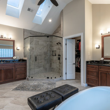 Enjoying of a Modern, Rejuvenated, and Functional Master Bath in Great Falls VA