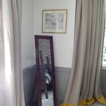 Full length linen curtains