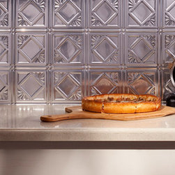 Fasade Traditional 4 in Brushed Aluminum - Home Decor