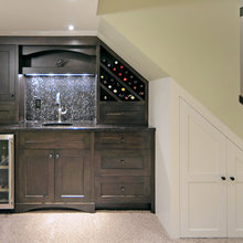 Bar under stairs
