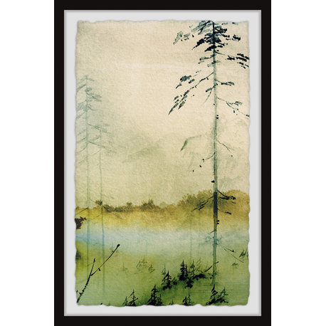 "The Wild Lake" Framed Painting Print, 20x30