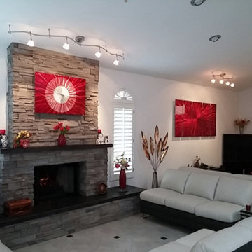 Collector's Showcase - Jon Allen's Fine Art in Contemporary Living Rooms
