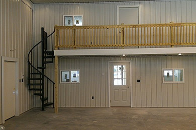Inspiration for an industrial home design remodel in Other