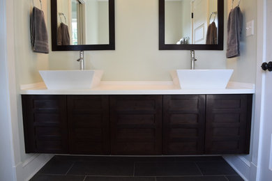 Inspiration for a contemporary bathroom remodel in Other