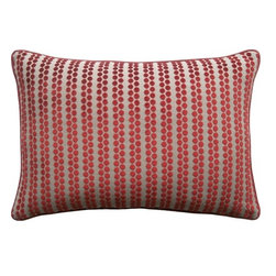Cherubino Cranberry Pillow - Decorative Pillows