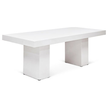 Chico Dining Table Ivory 82"