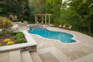 Example of a classic pool design in Toronto