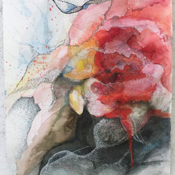 Abstract Peony - Paintings