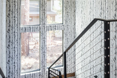 Example of a trendy staircase design in Sacramento