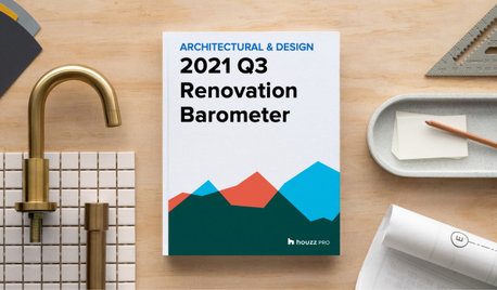 2021Q3 Houzz Renovation Barometer - Architectural & Design Sector