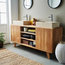 Teak 2-Door Bathroom Vanity Unit, 160 cm