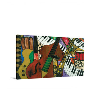 Jazz Mix Canvas Art by Kelvin Henderson - ACM87671