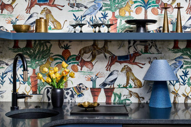 Elegant home bar photo in DC Metro