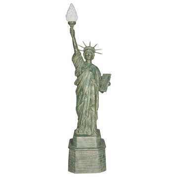 Statue of Liberty Lamp, 78" Design Sculpture