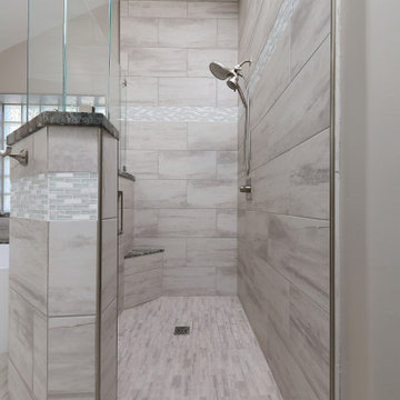 Martinsville Curb-less Shower and Bathroom Remodel