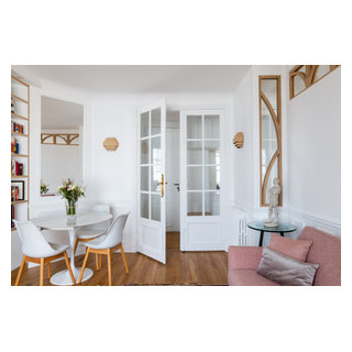 Douceur scandinave, 65m2 à Paris - Scandinavian - Living Room - Paris ...
