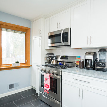 Transitional Kitchen Update Done in Maple