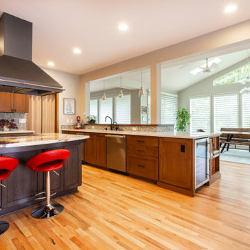 Northwest Eclectic I Integrated Addition, Gourmet Kitchen, and Baths