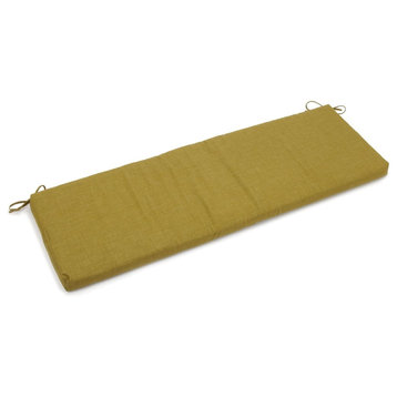 63"x19" Spun Polyester Bench Cushion, Olive