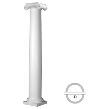 Endura-Stone Tapered Column, Smooth Paint-Grade