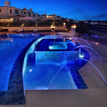 Rancho Palos Verdes 2014 - Perimeter Overflow Infinity Pool & Landscape Remodel