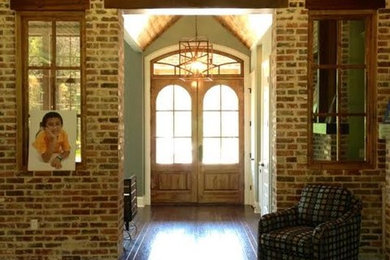 Design ideas for a transitional entryway in Jackson.
