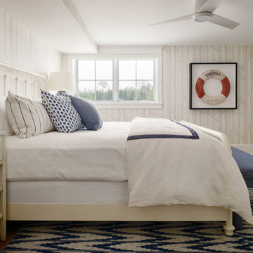 Lower Level Guest Bedroom in Lake House