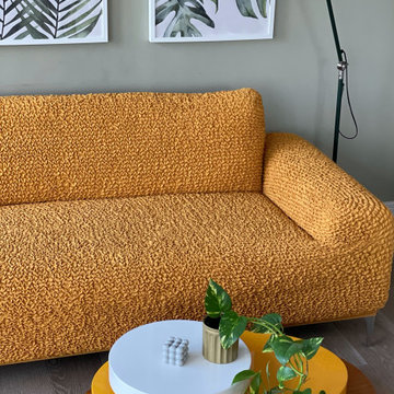 Mango 3 Seater Sofa Slipcover | Microfibra Collection | Interior design