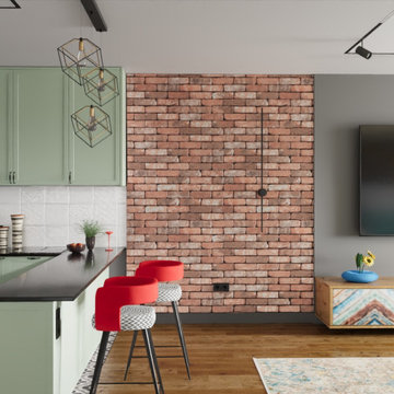 Interior visualization of residential and public spaces
