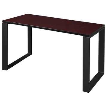 Structure 48" x 24" Training Table- Mahogany/Black