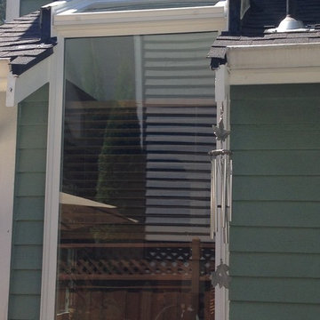 Replaced aluminum skywall with new efficient vinyl Skywall