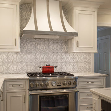White Transitional Kitchen - Doylestown