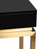 Isabella Console Table, Black