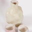 Dotted Sake Cups and Jug, Set of 3