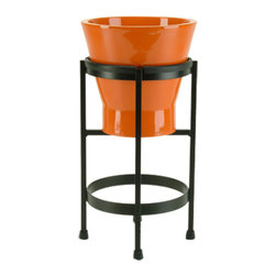 Tier 2 Round Planter Plus Stand - Products